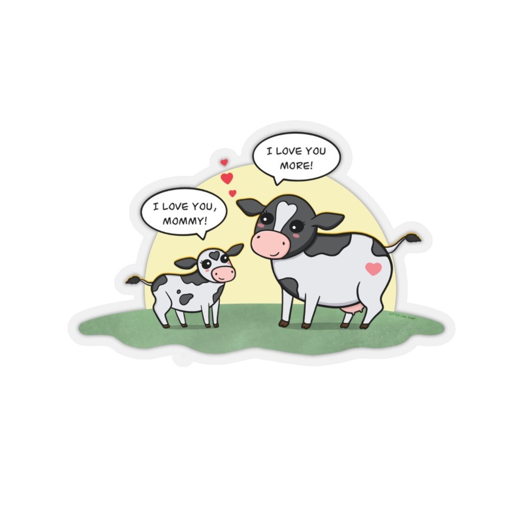 Mother Cow - Kiss-Cut Stickers - Little Cow Shop