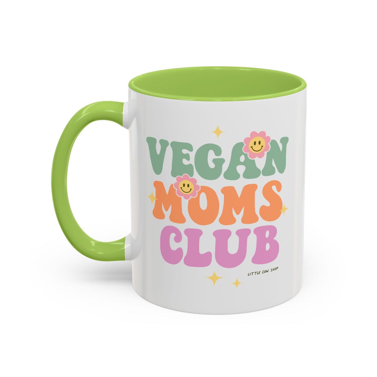 Vegan Moms Club Accent Mug | 11oz