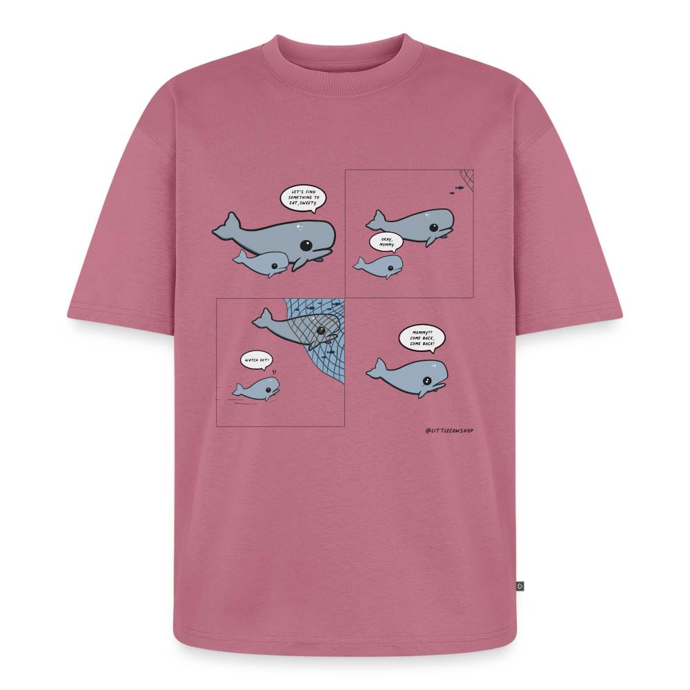 The Effects of Fishing Nets Organic Tee NEW - mauve