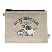 All Mothers Love Their Babies Hemp Pouch - natural