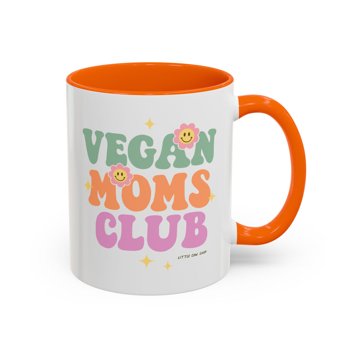 Vegan Moms Club Accent Mug | 11oz