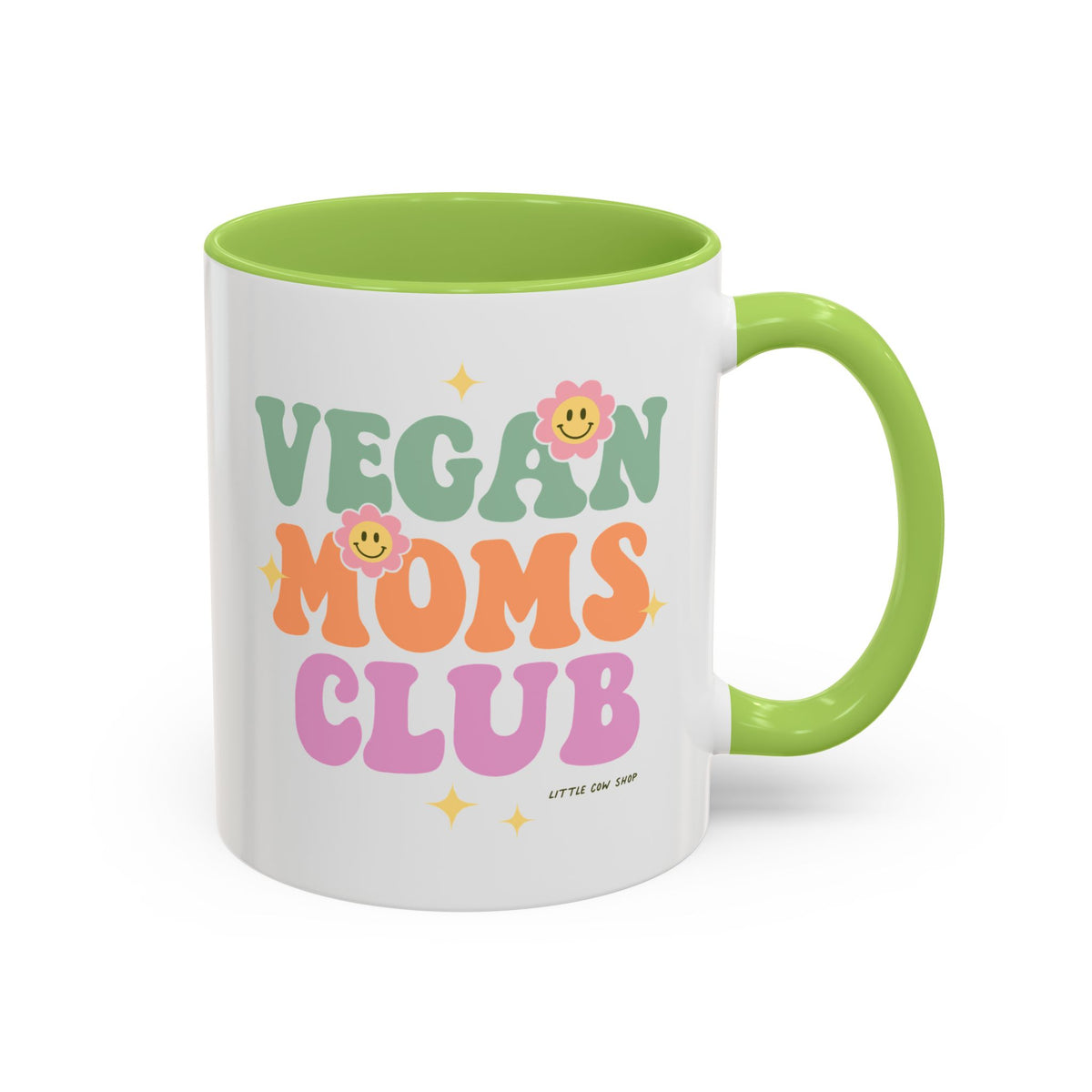 Vegan Moms Club Accent Mug | 11oz