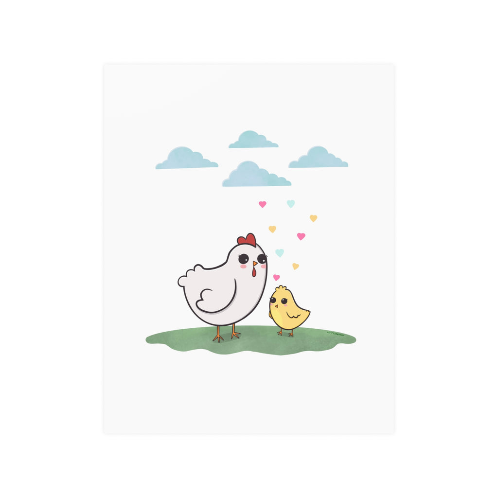 Mother Hen - 11x14 Nursery Print