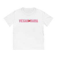 Vegan Mama T-Shirt | Pink Retro Strawberry Vegan Mom Tee