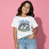 "I Love Cows"  Kid’s Organic Tee