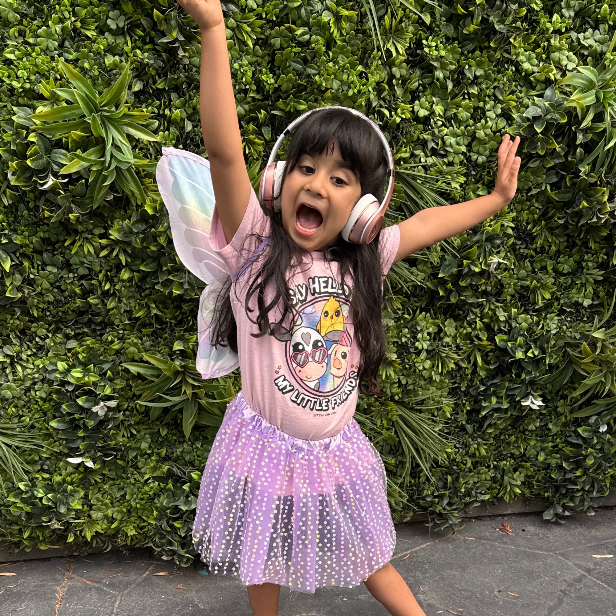 "Say Hello to My Little Friends" Girl's Tee | Bo, Chip & Peggy Farm Animal T-Shirt