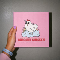 Unicorn Chicken Canvas Print