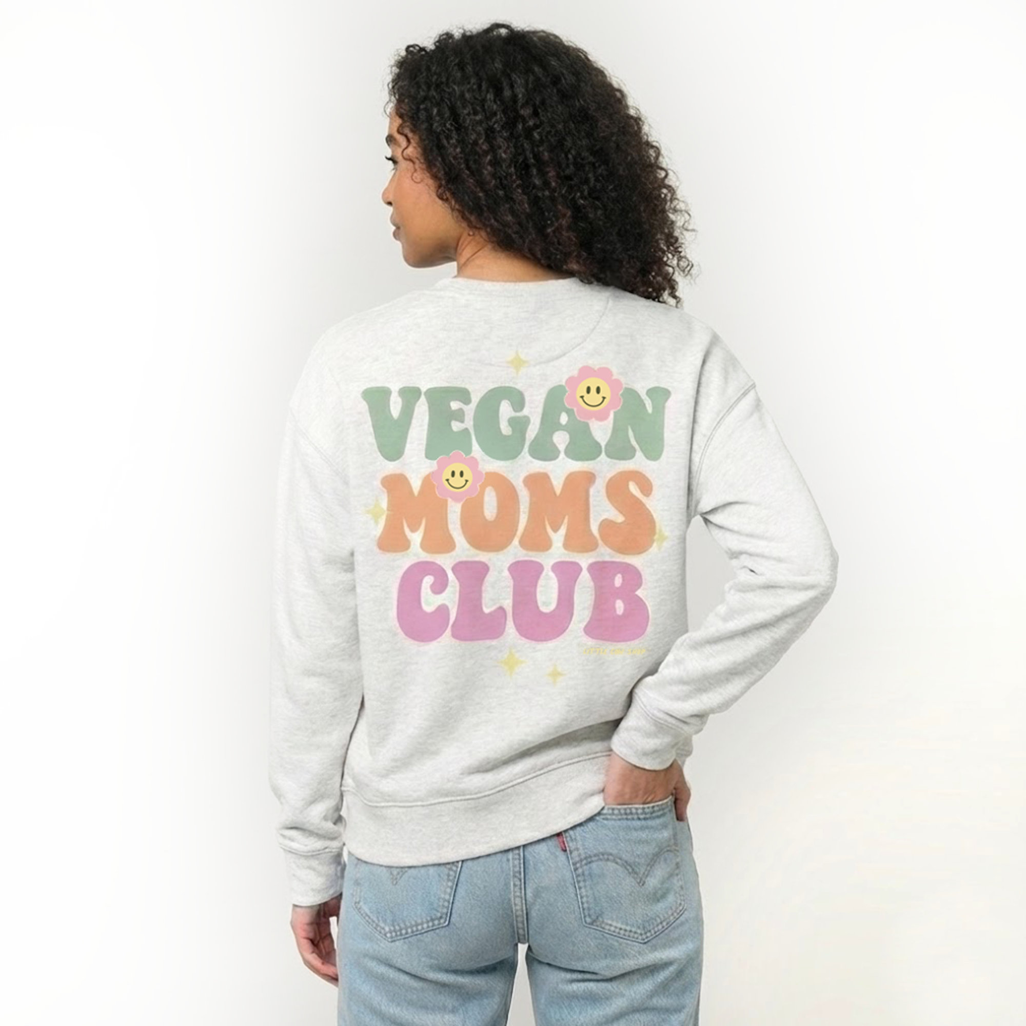 The "Vegan Moms Club" Retro Crewneck