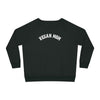 vegan mom black sweatshirt crew organic 