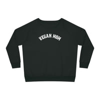 vegan mom black sweatshirt crew organic 