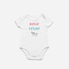 Born Vegan - Organic Cotton Short Sleeve Baby Onesie Bodysuit - Little Cow Shop
