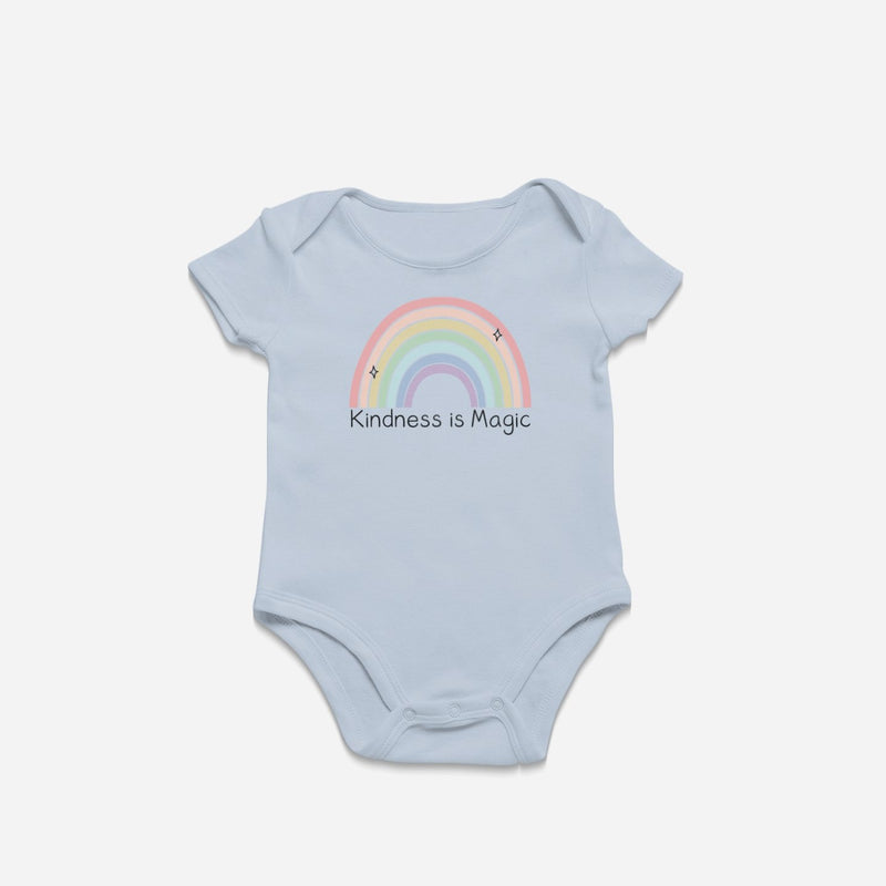 Kindness is Magic - Organic Short Sleeve Baby Bodysuit - Little Cow Shop