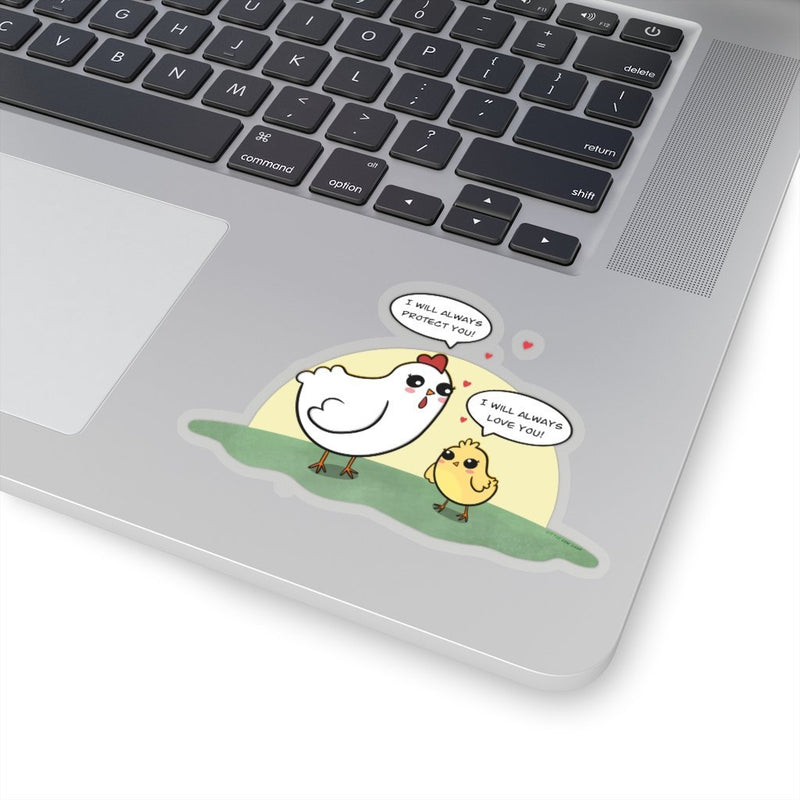 Mother Hen - Kiss-Cut Stickers - Little Cow Shop