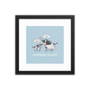 Mother's Love - 12x12 Nursery Framed poster - Little Cow Shop