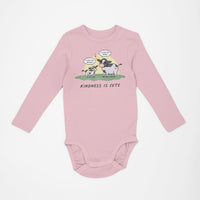 Mother's Love - Organic Long Sleeve Baby Bodysuit - Little Cow Shop