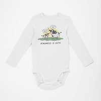 Mother's Love - Organic Long Sleeve Baby Bodysuit - Little Cow Shop