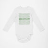 Vegan Baby - Organic Long Sleeve Baby Bodysuit - Little Cow Shop